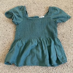 Madewell Smocked Top